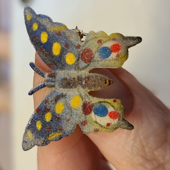 Two vintage butterfly brooches - Picture 7 of 8